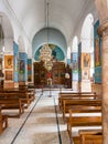Indoor of Greek Orthodox Basilica of St George Royalty Free Stock Photo