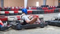 Indoor karting Royalty Free Stock Photo