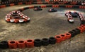 Indoor karting Royalty Free Stock Photo