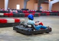 Indoor karting Royalty Free Stock Photo