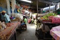 Indoor market in Morondava, Madagascar Royalty Free Stock Photo