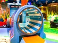 Indoor modern colorful children playground. Royalty Free Stock Photo