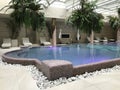 Indoor pool and spa at the Grand Hotel Salsomaggiore, Italy