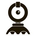 Indoor security camera icon, simple style