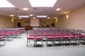 Indoor seminar room interior Royalty Free Stock Photo