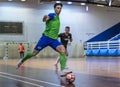 Futsal player in action 1 Royalty Free Stock Photo