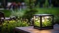 Indoor Solar Light For Small Garden With Cabincore Design