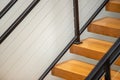 indoor stair and railing details close up