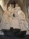 Indoor statue church Chateau de Vincennes is a massive 14th Royalty Free Stock Photo