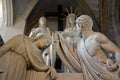 Indoor statue church Chateau de Vincennes is a massive 14th Royalty Free Stock Photo