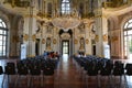 Indoor of Stupinigi Palace in Turin, Italy Royalty Free Stock Photo