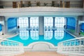 The indoor swimming pool Royalty Free Stock Photo