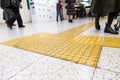 Indoor tactile paving foot path for blind and vision handicap