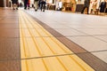 Indoor tactile paving foot path for blind and vision handicap