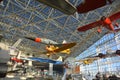 Indoor view of the exhibition in The Museum of Flight in Seattle