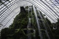 Indoor Waterfall, Cloud Forest Dome, Garden by the bay, Singapore