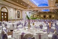 Indoor wedding reception hall Royalty Free Stock Photo