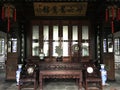 Indoors of Humble Administrator`s Garden in China`s Suzhou city Royalty Free Stock Photo