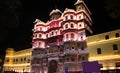 Indore City Rajwada Palace in Night Lights