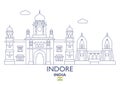 Indore City Skyline, India Royalty Free Stock Photo