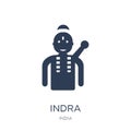 Indra icon. Trendy flat vector Indra icon on white background fr