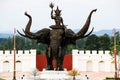 Indra ride Erawan Elephant