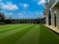 The courtyard of the Islamic center mosque in the city of Indramayu, West Java, Indonesia (March, 2022)