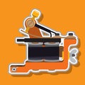 Induction tattoo machine. Tattoo Accessory Royalty Free Stock Photo