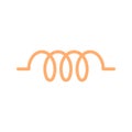 Inductor icon vector image.