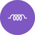 Inductor icon vector image.