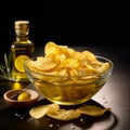 Culinary Elegance: Artisan Potato Crisps Infused with Olive Oil Bliss