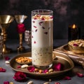 Creamy and Frothy Thandai with Nuts and Spices