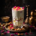 Creamy and Frothy Thandai with Nuts and Spices