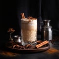 Creamy and Nutty Tigernut Drink with Cinnamon Sticks