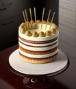Delectable Delight: Savoring Every Blissful Bite of This Scrumptious Cake.
