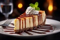 Indulge in a decadent masterpiece chocolate swirled cheesecake thats truly mouthwatering