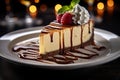 Indulge in a decadent masterpiece chocolate swirled cheesecake thats truly mouthwatering