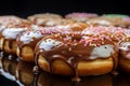 Indulge in the delectable sweetness of a bakerys glazed donut