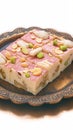 Indulge Dryfruit Barfi, a delicious confectionery delight. Royalty Free Stock Photo