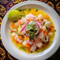 Ceviche: Citrus-Cured Fresh Fish with Chili Peppers and Accompaniments