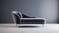 Luxurious Velvet Chaise Lounge Sofa Royalty Free Stock Photo