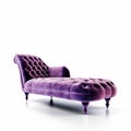 Luxurious Velvet Chaise Lounge Sofa Royalty Free Stock Photo