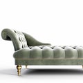 Luxurious Velvet Chaise Lounge Sofa Royalty Free Stock Photo