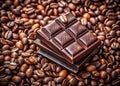 Indulge in the Layers of Decadent Chocolate and Coffee A Visual Symphony of Sweetness and Aroma Royalty Free Stock Photo