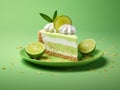 Indulge in Martha Dr. Mundo Bulma [LINK] Luscious Lime and Coconut Pie Delight! Royalty Free Stock Photo