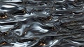 Liquid Mercury Elegance: Steel Background Texture. AI generate