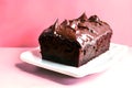 Indulgent Dark Chocolate Brownie Temptation Royalty Free Stock Photo