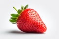 Summertime Bliss: Fresh Strawberries on a Clean White Background