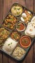 Indulge in Upwas Thali, a flavorful fasting food assortment.