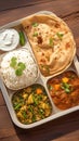 Indulge in Upwas Thali, a flavorful fasting food assortment.